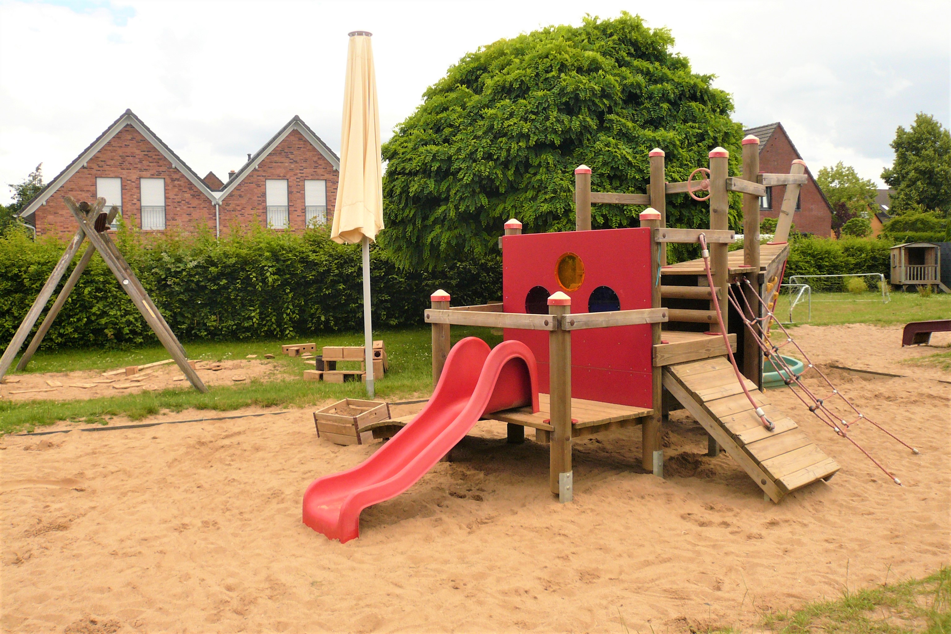 Sandkastenbereich