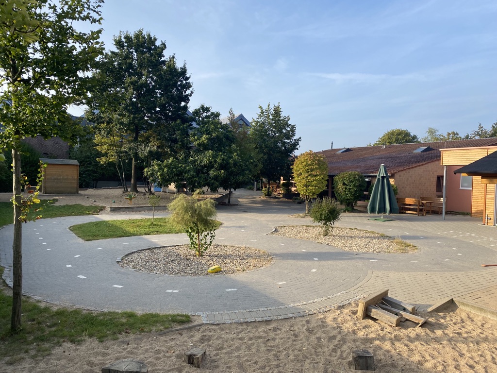 Garten Fahrstrecke